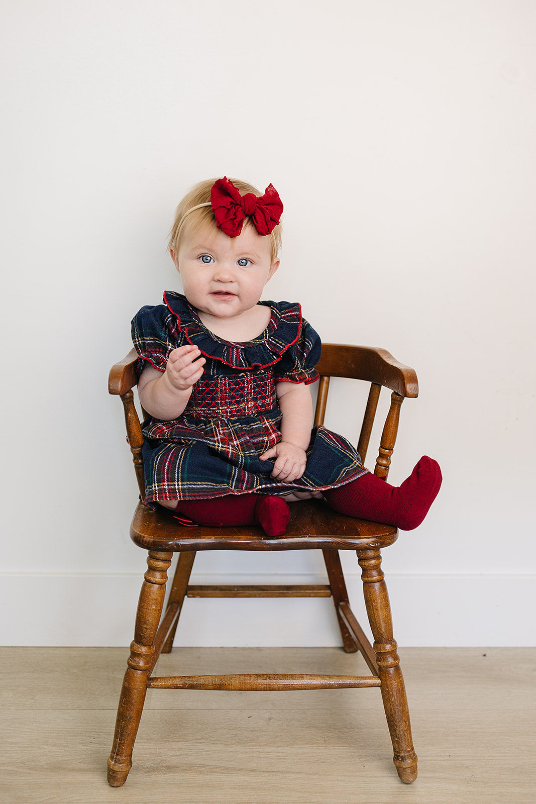 Smocked Dress | Christmas Plaid