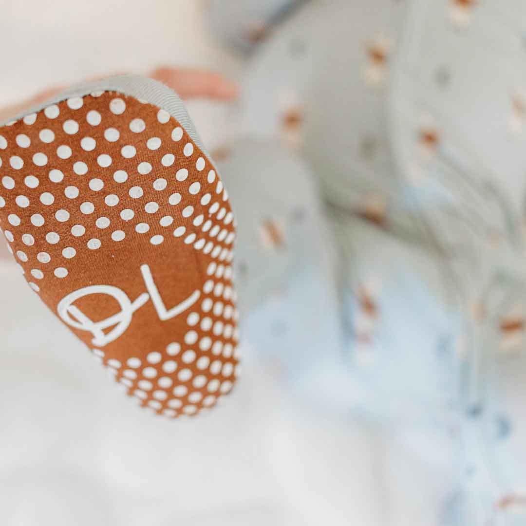Zippered Footie in Moon Bunny