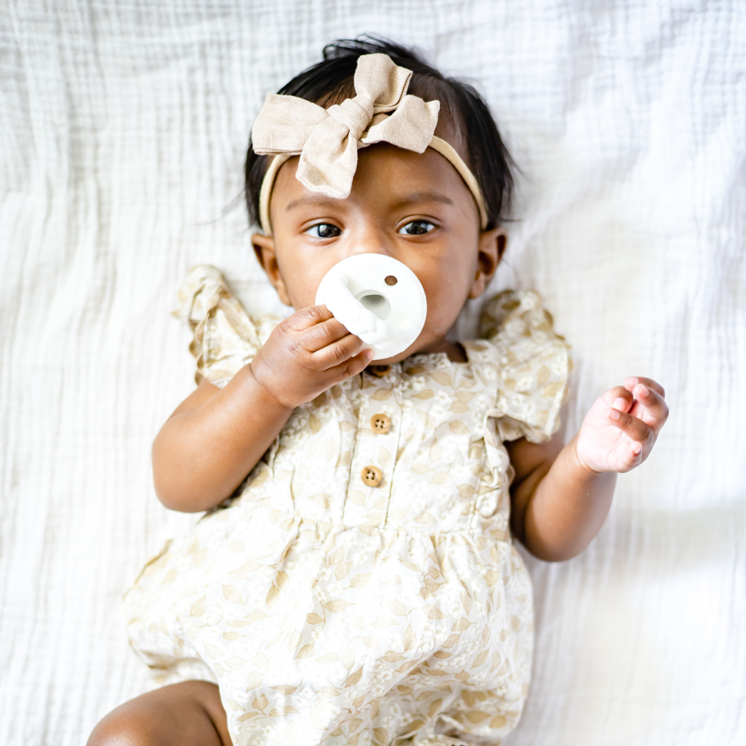 pacifier 3 pack, coffee cream cables, itzy ritzy pacifiers, fall baby pacifiers