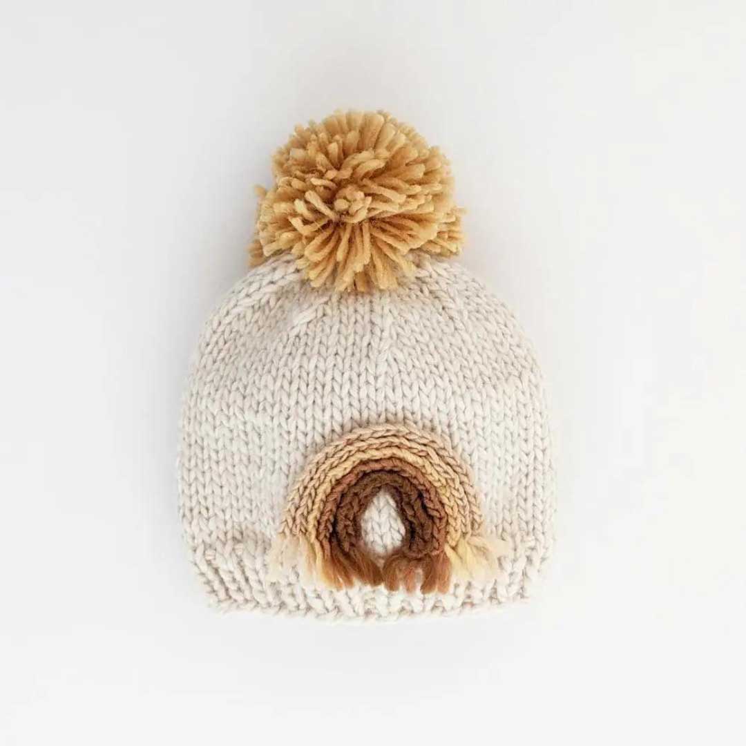 Gold Rainbow Baby Hat