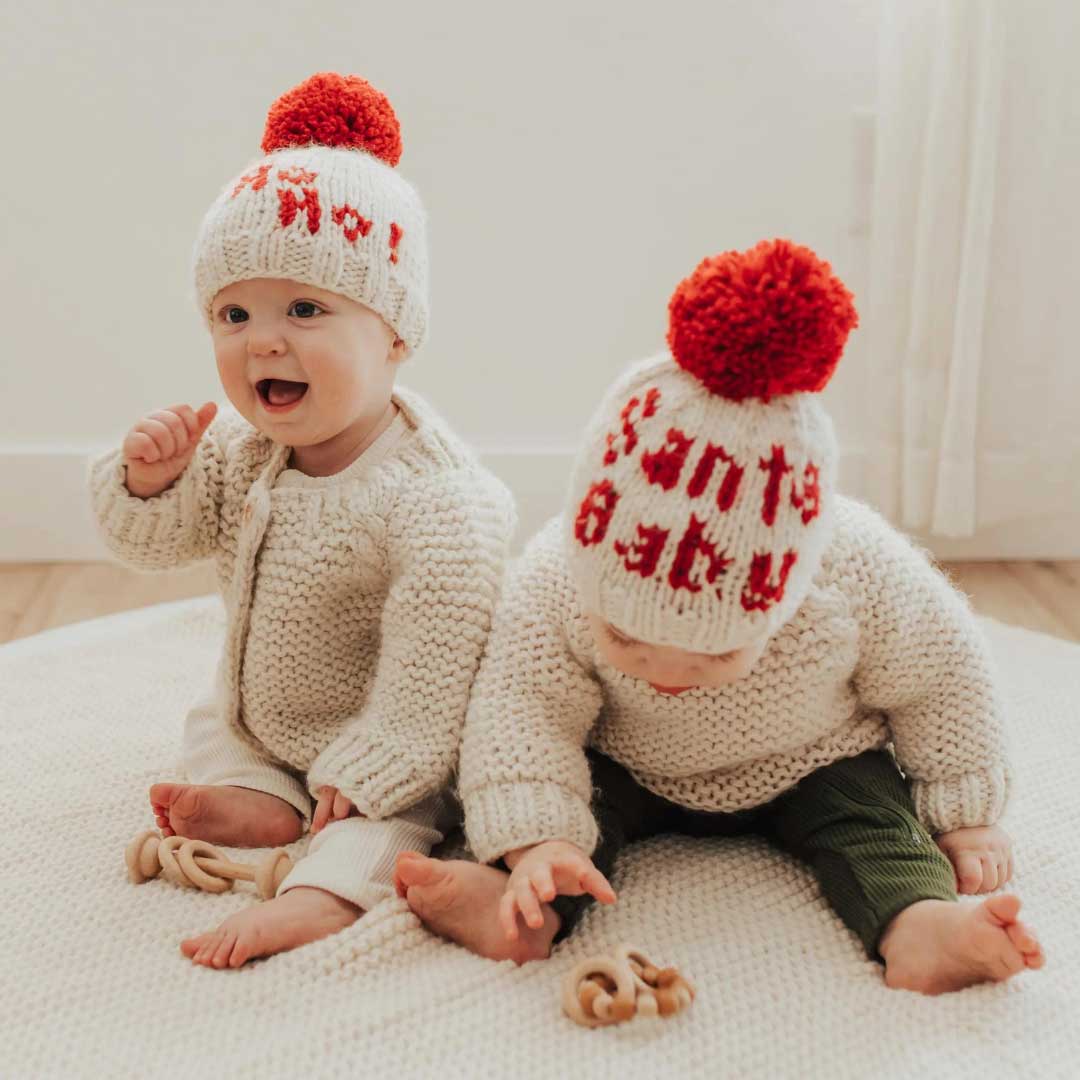 Ho Ho Ho Holiday Pom Hat