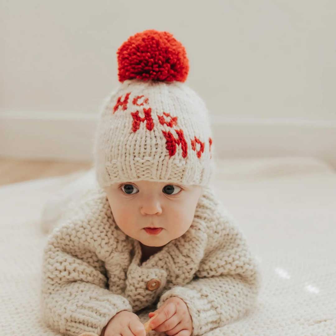 Ho Ho Ho Holiday Pom Hat