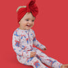 Bamboo Zip Romper | USA Boots N' Bows