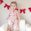 Bamboo Zip Romper | Cozy Christmas