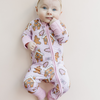 Bamboo Zip Romper | Gingerbread Cookies