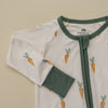 Bamboo Zip Romper | Keep Calm and Carrot On