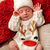Knit Sweater Romper | Reindeer