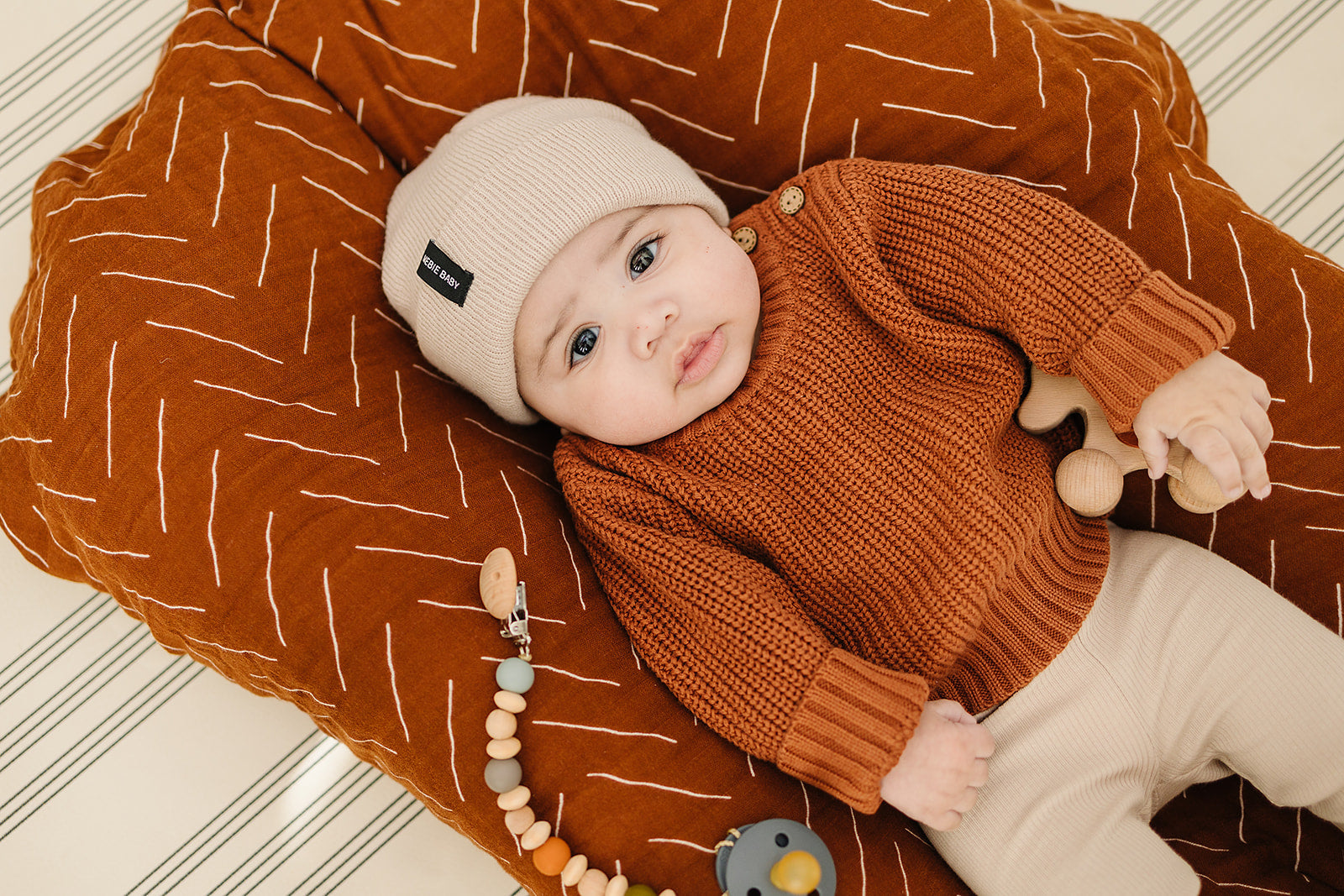 rust baby swaddle, fall baby blanket, muslin swaddle, mebie baby rust mudcloth swaddle blanket, fall baby accessories