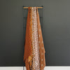 burnt orange swaddle, muslin swaddle blanket, bamboo baby blanket, swaddling wrap, fall baby blanket, dark brown muslin swaddle, gingham baby blanket