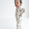 Bamboo Zip Romper | JJ Musical Melon