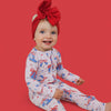 Bamboo Zip Romper | USA Boots N' Bows