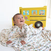 Bamboo Zip Romper | JJ Musical Melon