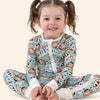 Bamboo Zip Romper | Smiley Baseball
