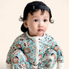 Bamboo Zip Romper | Smiley Baseball