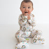 Bamboo Zip Romper | JJ Musical Melon