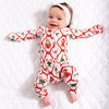Bamboo Zip Romper | Cozy Christmas