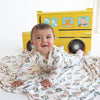 Bamboo Zip Romper | JJ Musical Melon