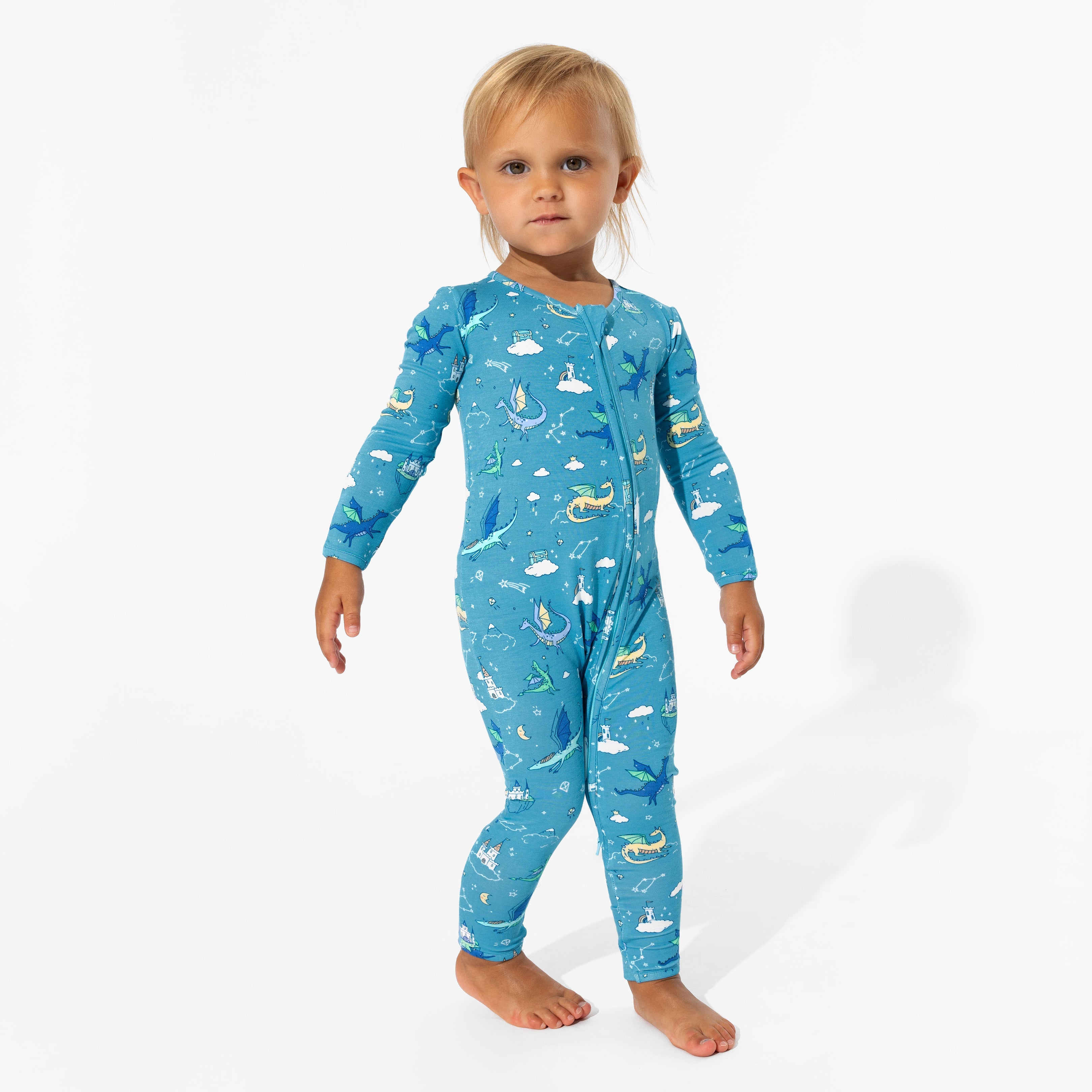 Bamboo Zip Romper | Dragon Dreams – Dolly Lana