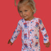 Bamboo Zip Romper | USA Boots N' Bows