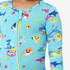 Bamboo Zip Romper | Baby Shark