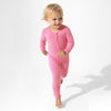 Bamboo Zip Romper | Bubblegum Pink