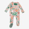 Zippered Footie | Desert Cactus Vibes