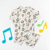 Bamboo Zip Romper | JJ Musical Melon