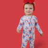 Bamboo Zip Romper | USA Boots N' Bows