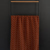 rust baby swaddle, fall baby blanket, muslin swaddle, mebie baby rust mudcloth swaddle blanket, fall baby accessories