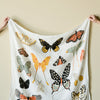 Muslin Swaddle Blanket | Butterfly Collector