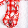Bamboo Zip Romper | Plaid Pines