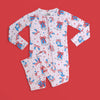 Bamboo Zip Romper | USA Boots N' Bows