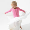 Bamboo Zip Romper | Bubblegum Pink