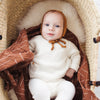 rust baby swaddle, fall baby blanket, muslin swaddle, mebie baby rust mudcloth swaddle blanket, fall baby accessories