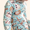 Bamboo Zip Romper | Smiley Baseball