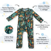 Bamboo Zip Romper | Wild West