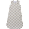 1.0 TOG Sleep Sack | Taupe Checkered Bamboo
