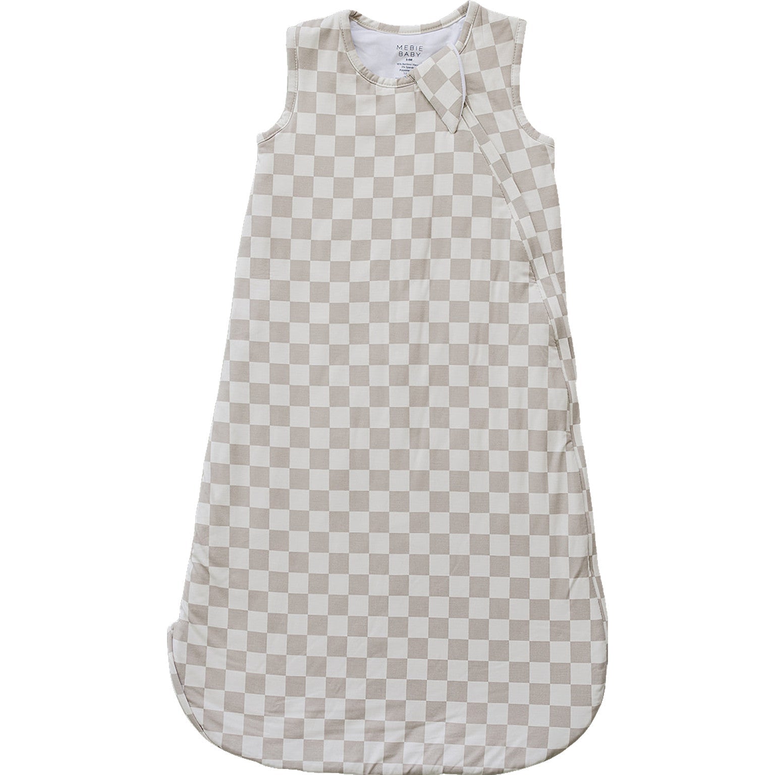 1.0 TOG Sleep Sack | Taupe Checkered Bamboo