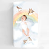 Crib Sheet | Rainbow and Birds