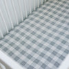 Muslin Crib Sheet | Coastal Plaid