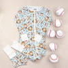 Bamboo Zip Romper | Smiley Baseball
