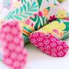 Zippered Footie | Rainbow Daisy Baby