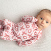Valentine's Day XOXO Bamboo Newborn Zipper Pajamas Sleepers