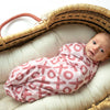 Stretchy Swaddle Blanket | Valentine's Day XOXO