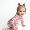 Valentine's Day XOXO Bamboo Newborn Zipper Pajamas Sleepers