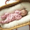 Valentine's Day XOXO Bamboo Newborn Zipper Pajamas Sleepers