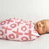 Stretchy Swaddle Blanket | Valentine's Day XOXO