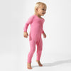 Bamboo Zip Romper | Bubblegum Pink