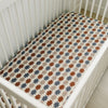 Muslin Crib Sheet | Western Aztec