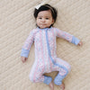 Bamboo Zip Romper | Baseball Girl
